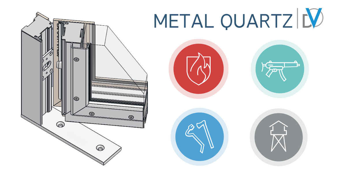 Menuiserie de haute sécurité solution Metal Quartz