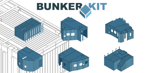 Nos produits locaux modulaires sécurisés Bunkerkit
