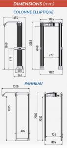 Solution Covid 19 Dimension TDU Unité de detection thermique pour portique de détection de métaux CEIA